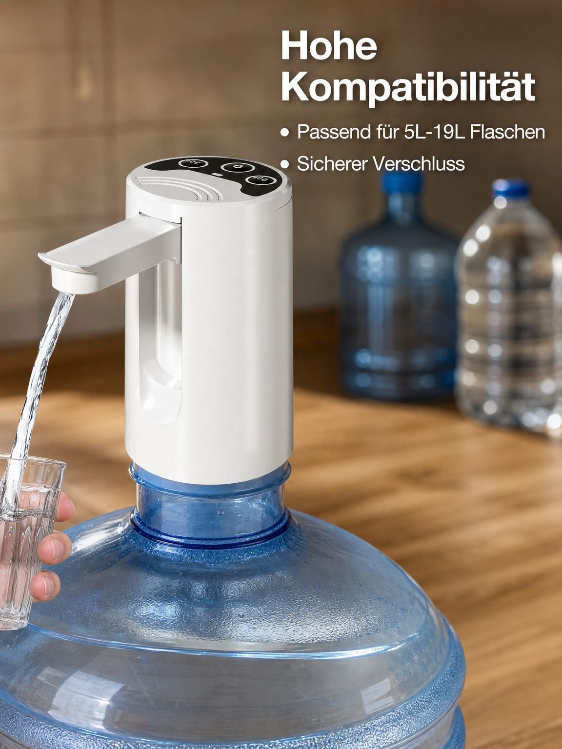 Faltbarer elektrischer Trinkwasserpumpe