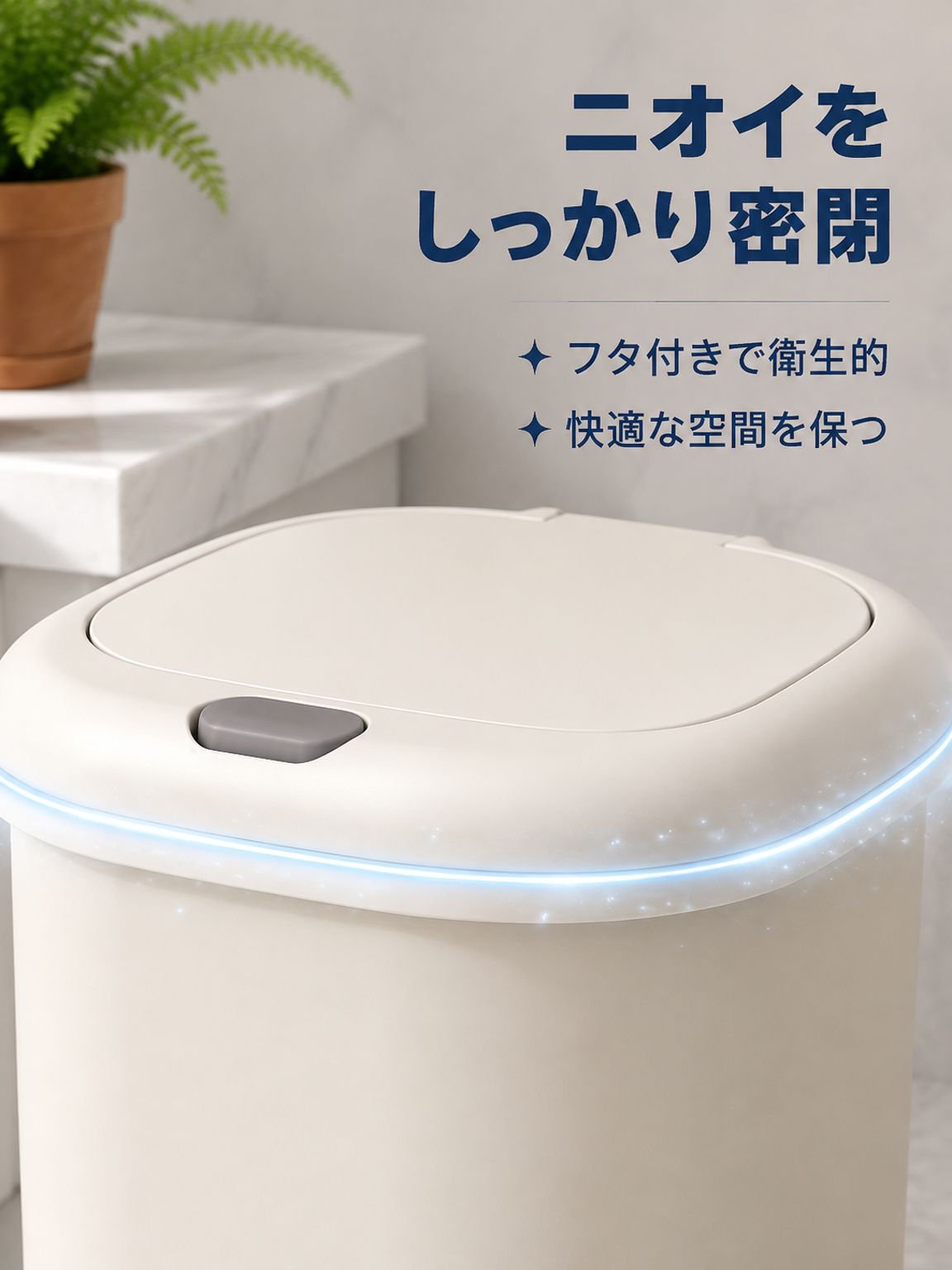 寝室、リビング、浴室、キッチンで使用できる、足踏み式大容量トイレットペーパーバスケット。フリップトップ式のゴミ箱。