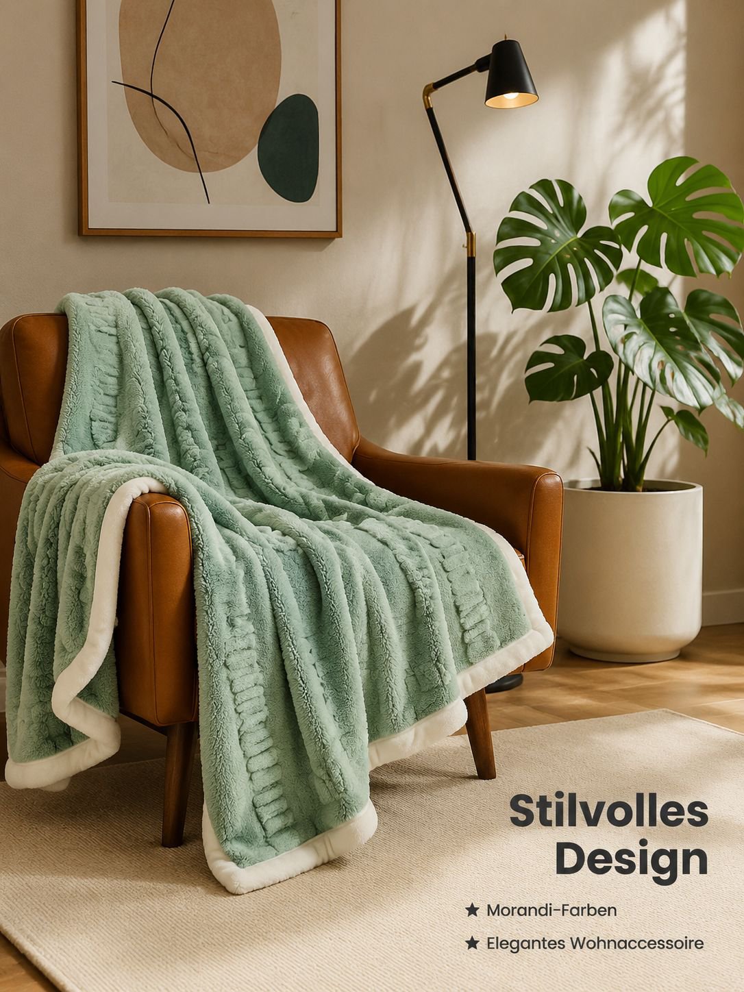 Verdickte Coral Fleece Decke, Kuscheldecke für Sofa, Mittagsschlafdecke für Studentenwohnheim