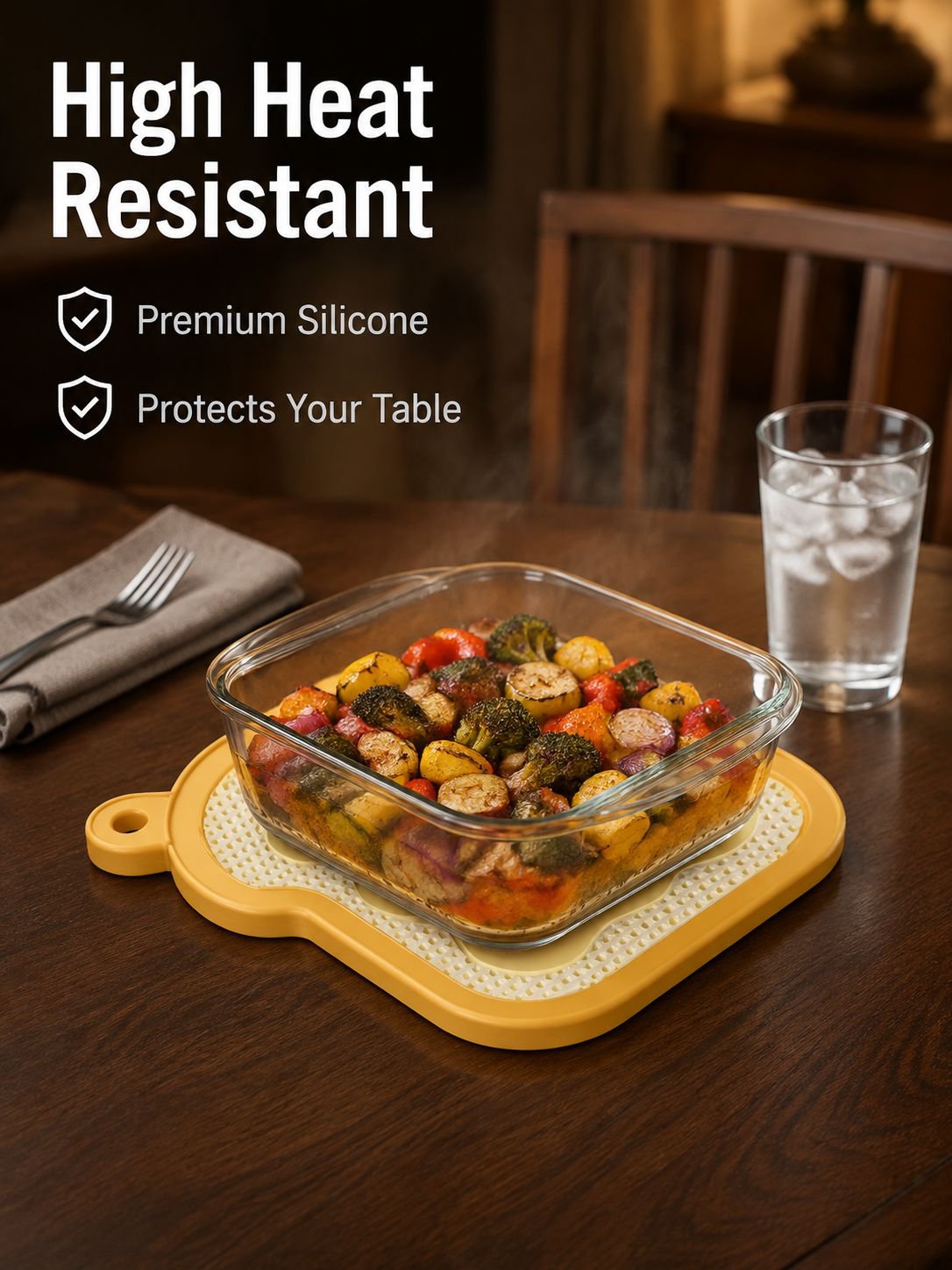 Toast Silicone Heat Insulation Mat 3-in-1 Bowl and Plate Mat