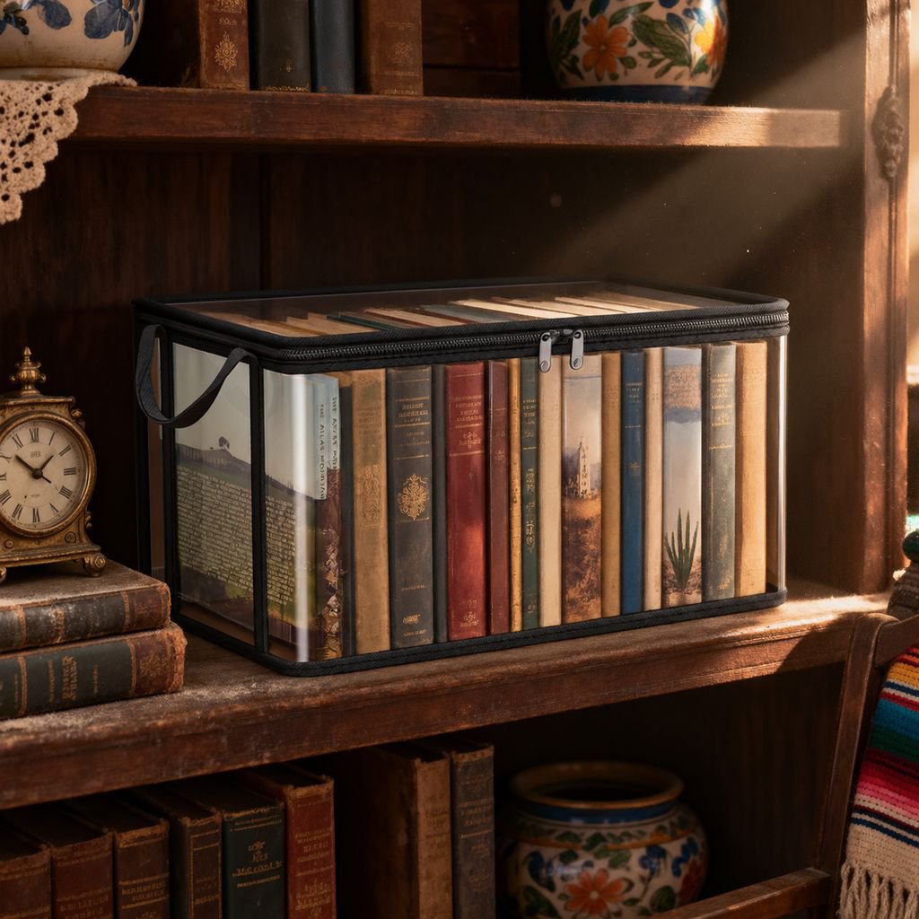 Organizador de libros moderno para habitación