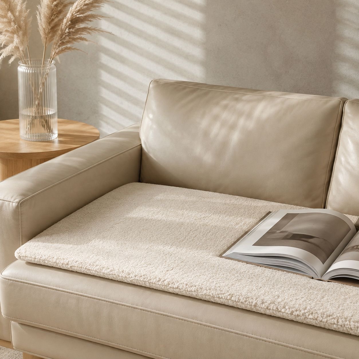 Elegante, rutschfeste Sofaauflage, ganzjährig nutzbar