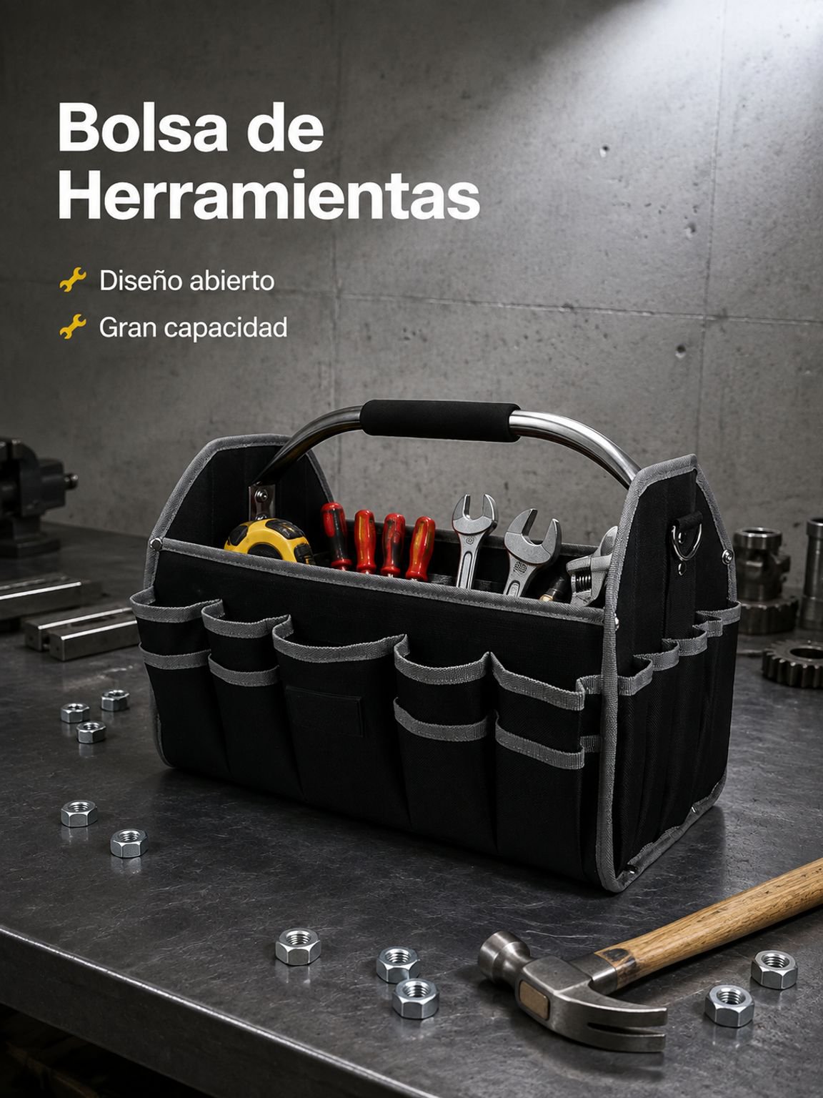 Bolsa de herramientas portátil multifuncional