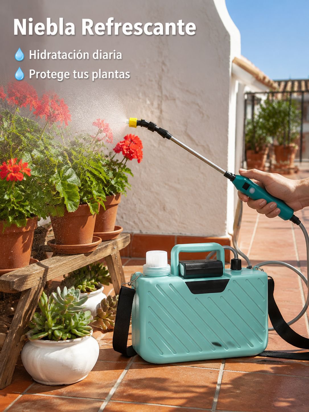Pulverizador eléctrico pequeño portátil