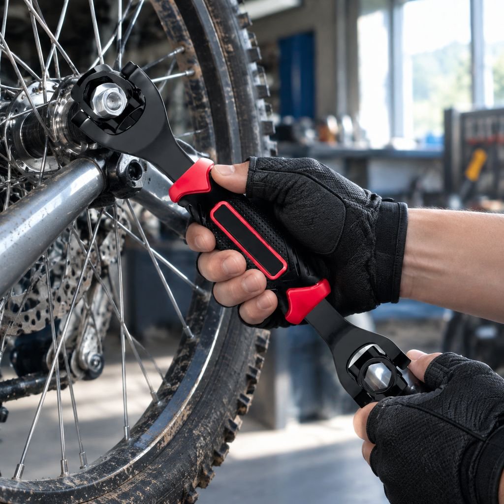 Multi-Functional Key Wrench Socket Set, 8-in-1/52-in-1 Metric Labor-Saving Repair Tool