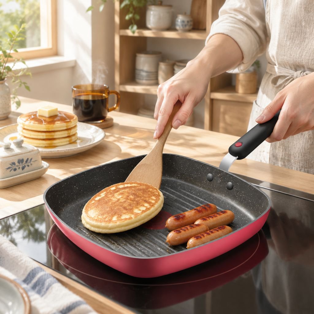 エッセンシャル米粉パン グルメ ノンスティック パンケーキ ステーキパン フライパン エッセンシャル米粉パン