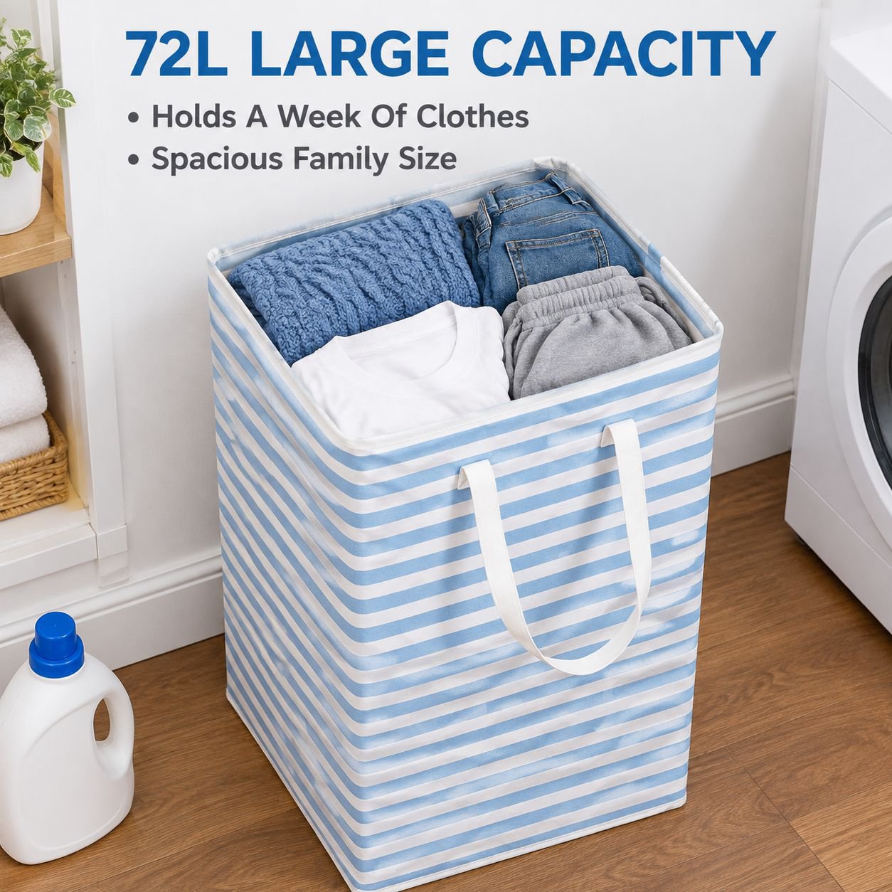 Fabric Laundry Basket