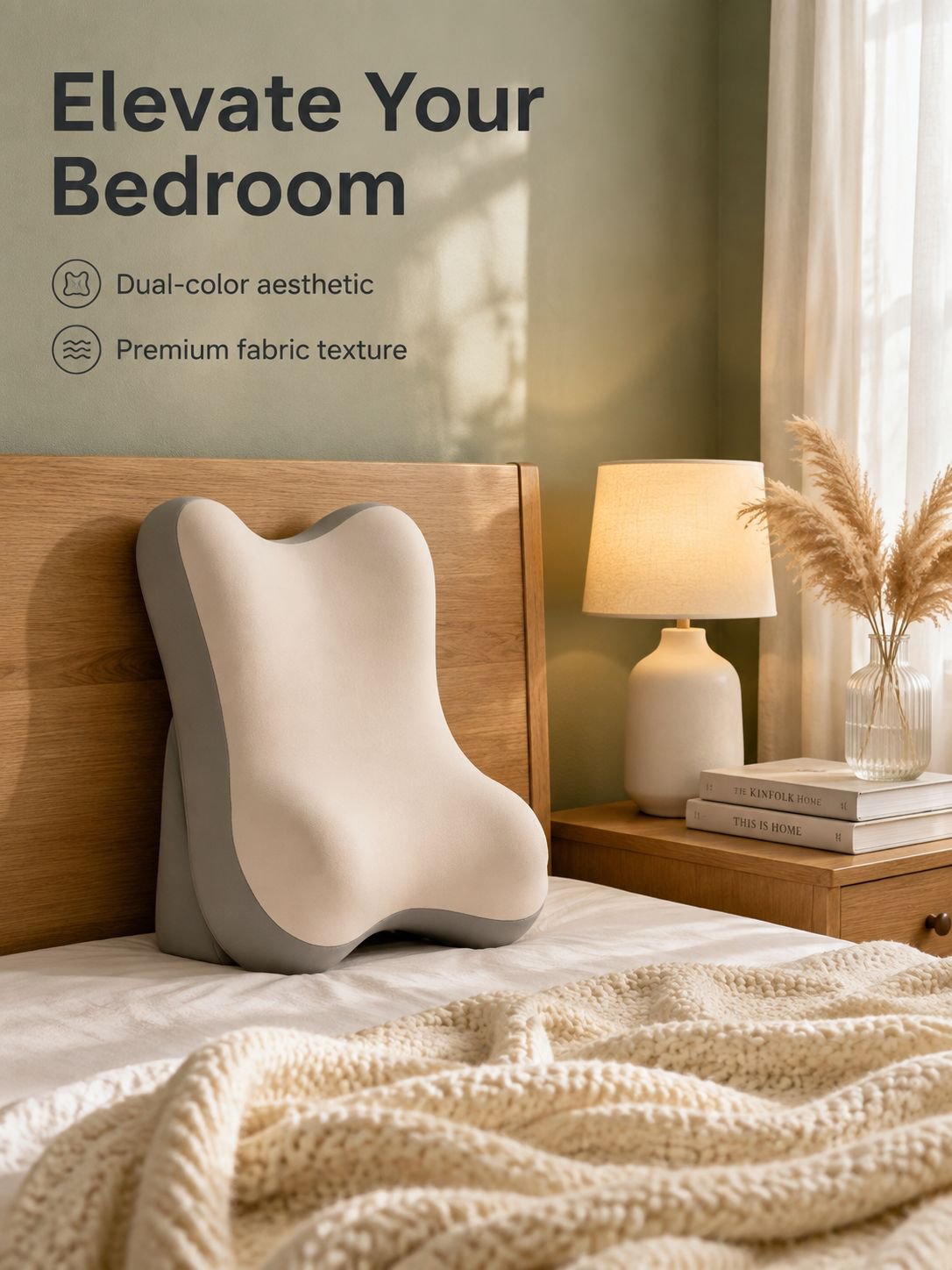 Headboard cushion can be adjusted to different slopes to protect the neck and waist. 