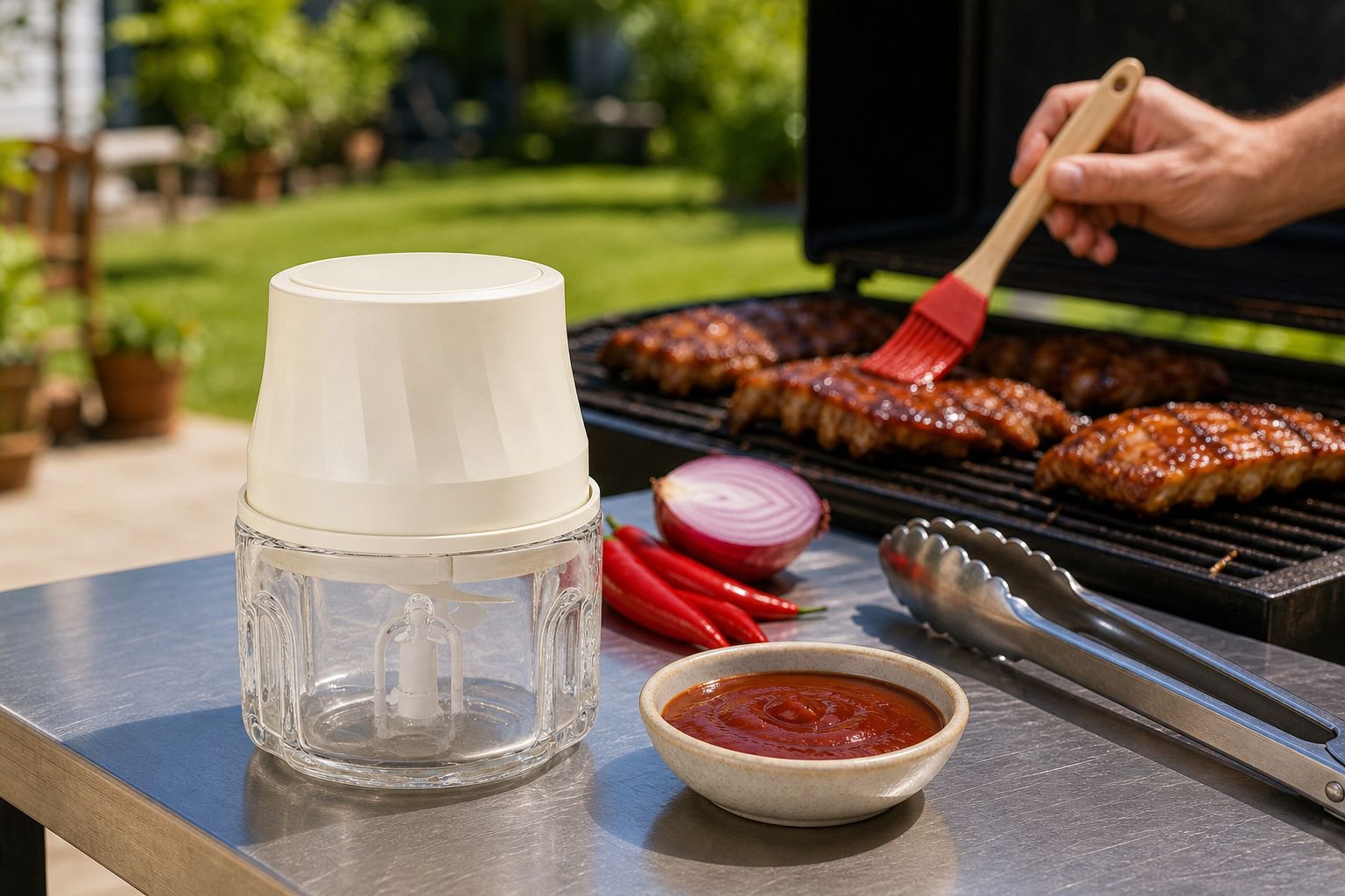 Versatile cooking machine for quick ingredient prep