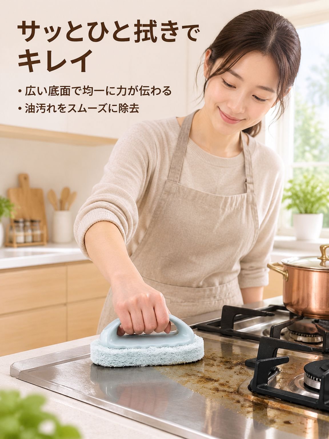 多機能スポンジクリーニングブラシ