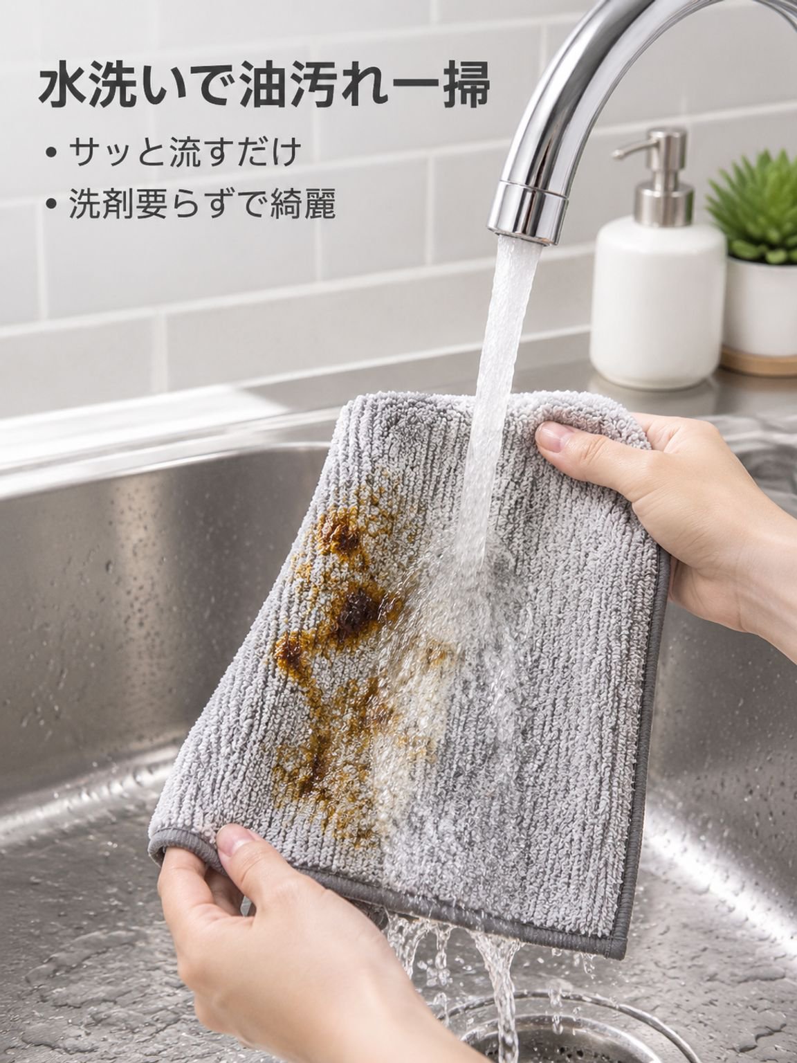 キッチン専用 吸水ふきん 毛羽立ちにくい 家庭用掃除クロス