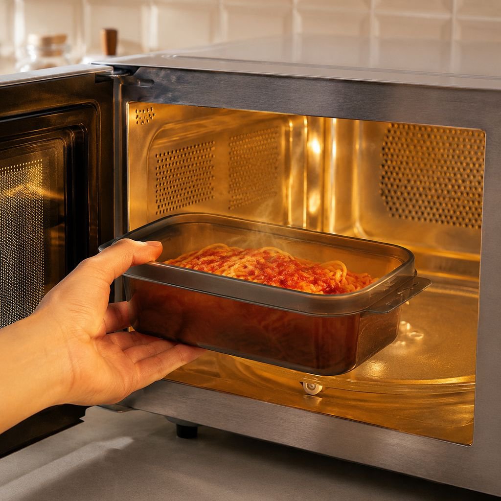 Food-grade refrigerator food storage container, portable lunch box, microwave safe, designed for off