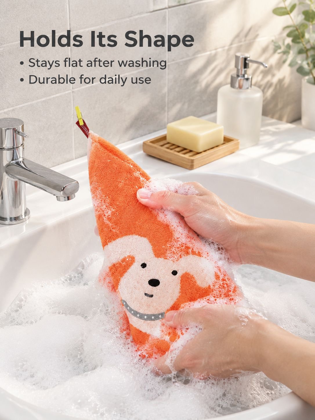 Baby and kids washcloth for daily household use