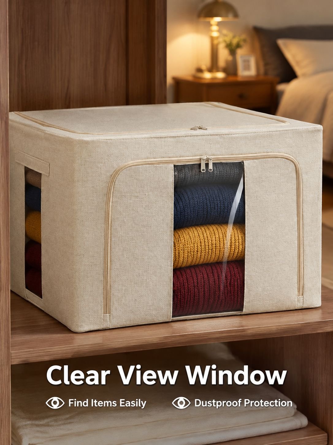 New Cotton Linen Storage Box