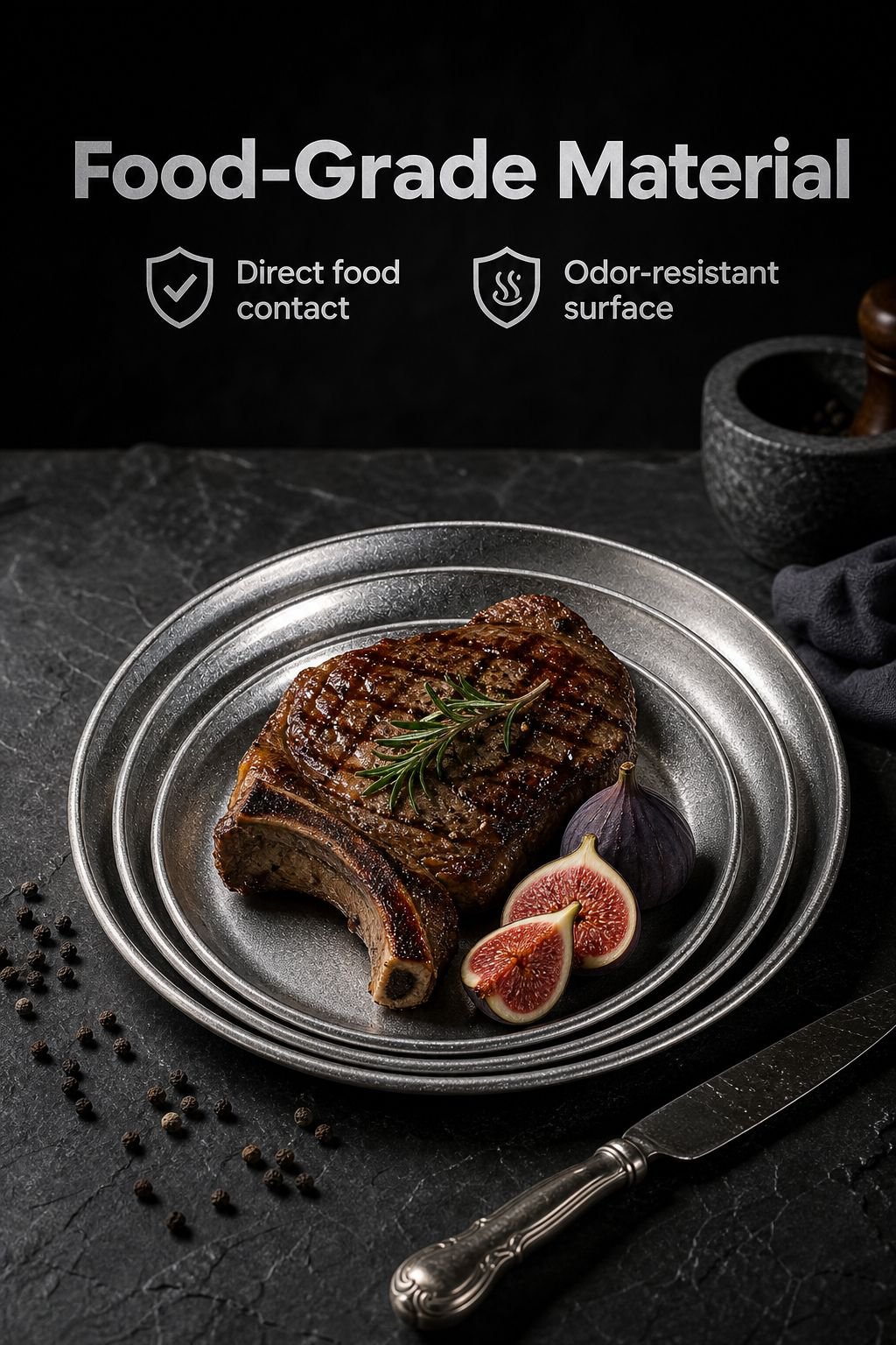 Round Stainless Steel Tray