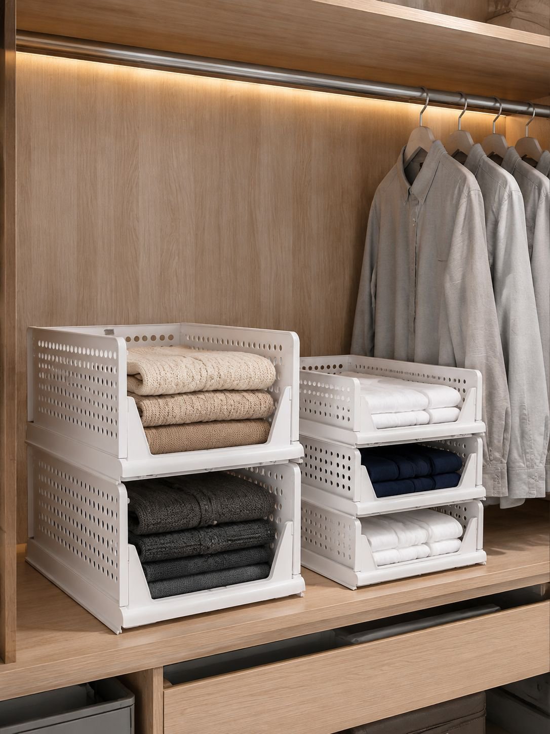 Solución de almacenamiento para dormitorios y hogares