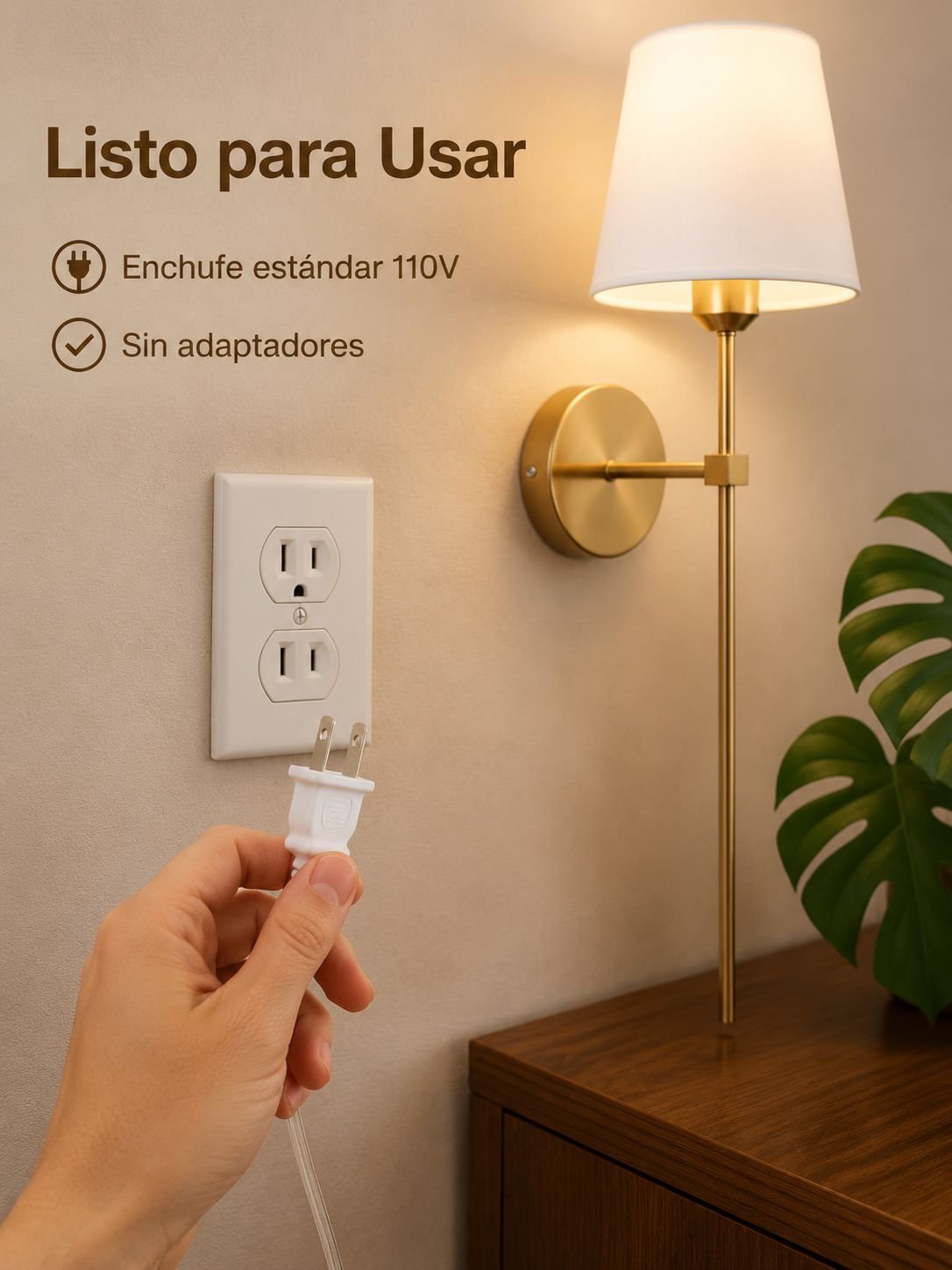 Aplique de pared moderno de lujo ligero con mando a distancia