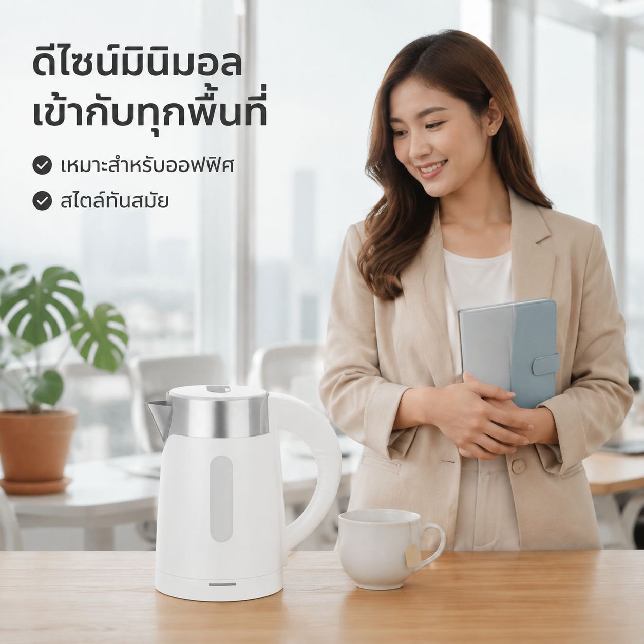 กาต้มน้ำไฟฟ้าแบบพกพาขนาดเล็ก