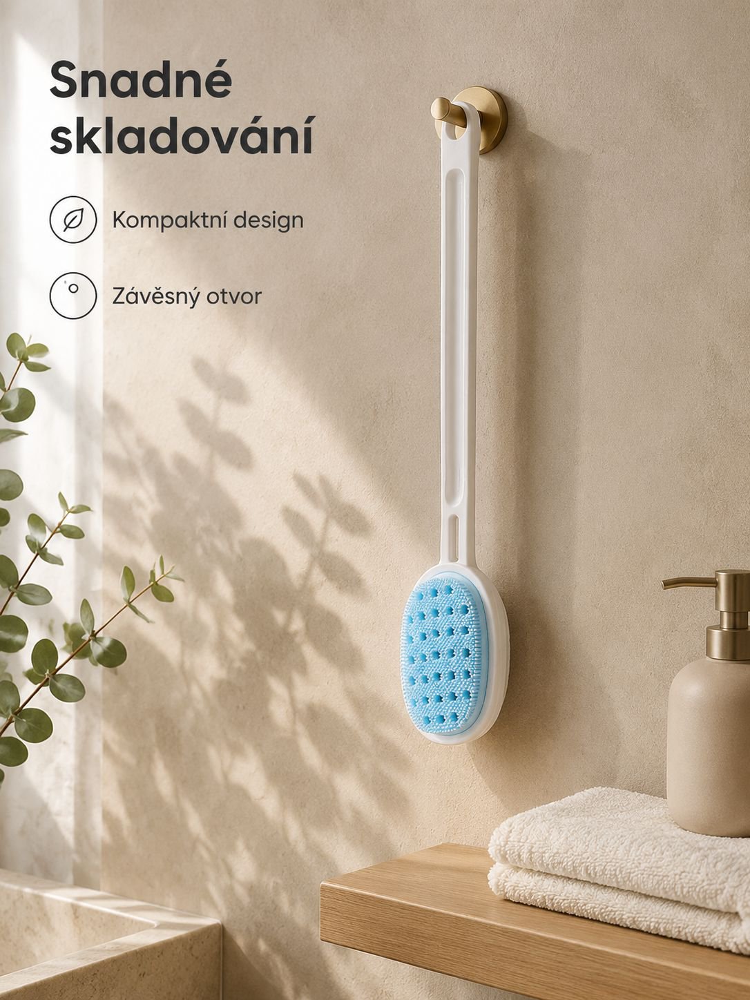 Kartáč na mytí zad