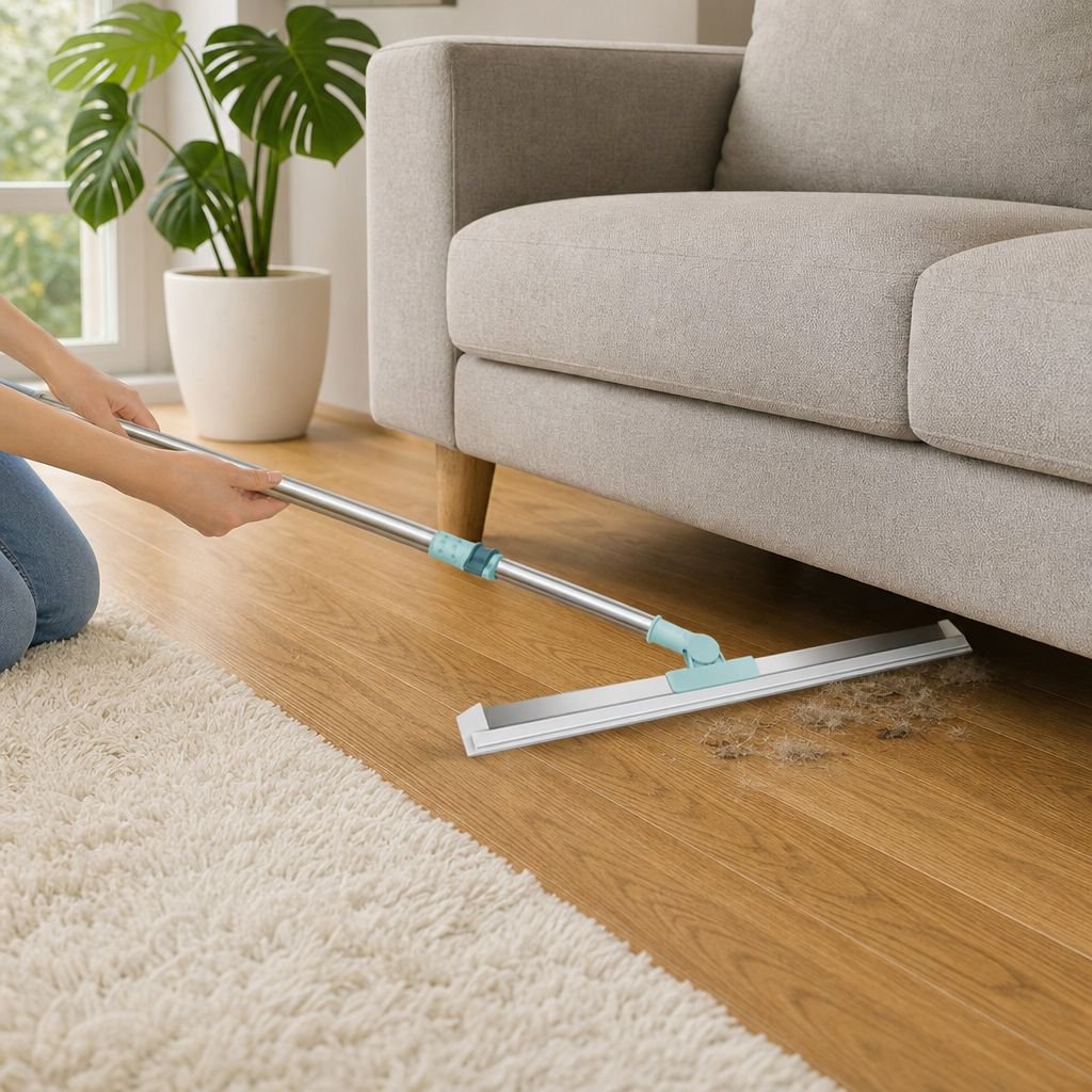 Raspador de suelo de silicona extensible