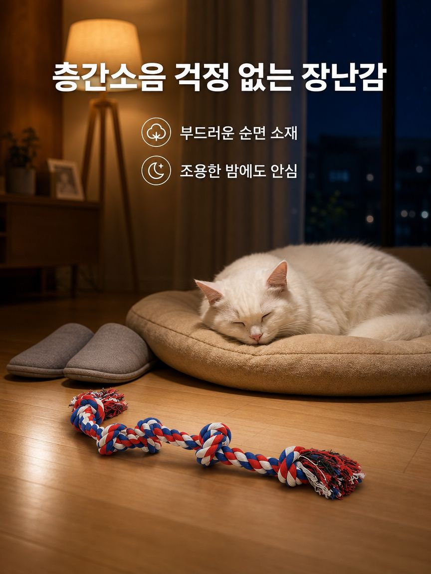 로프볼 인터랙티브 장난감