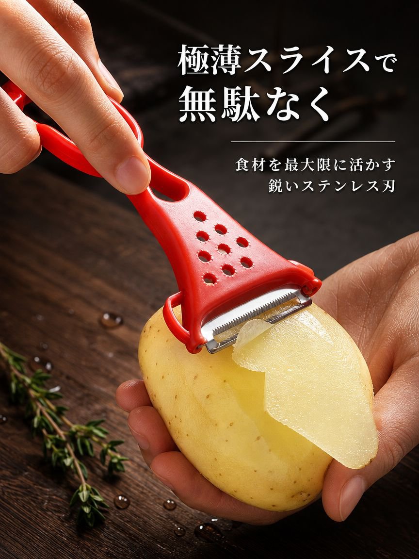 ジャガイモの皮むき器