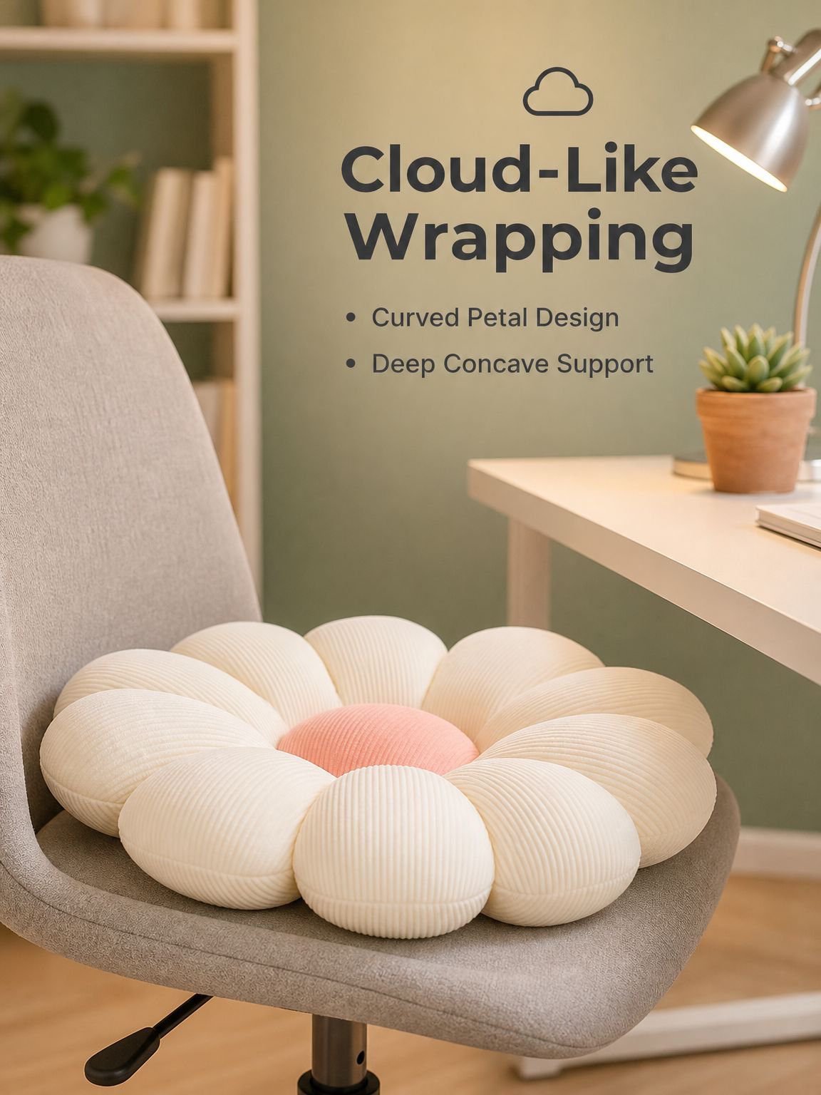 Daisy Flower Cushion