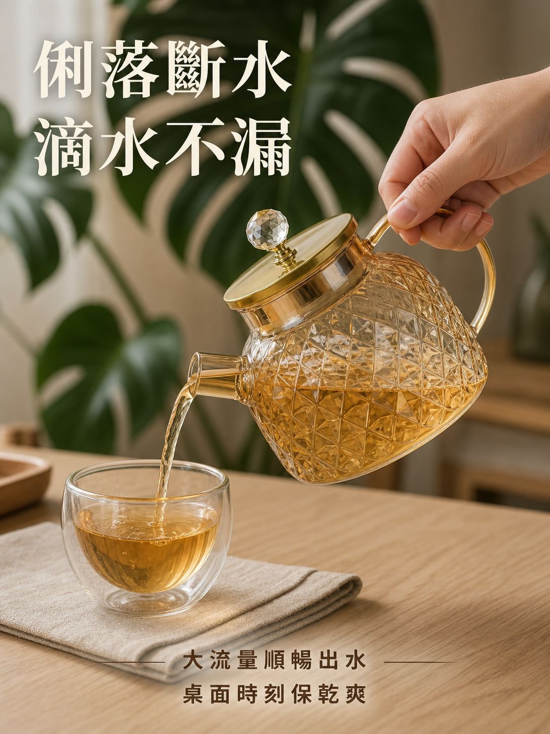耐熱玻璃茶壺