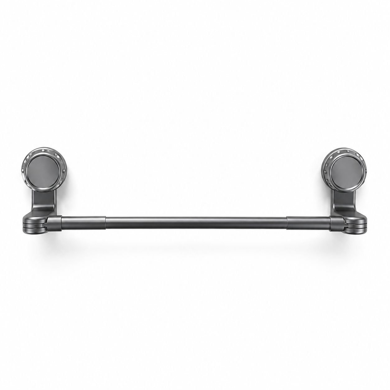 No-Drill Extendable Rotating Towel Holder with Suction Cup