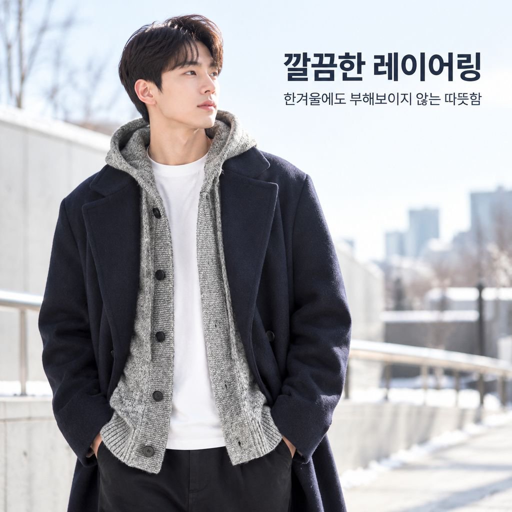 남성 루즈핏 스타일리시 캐주얼 자켓