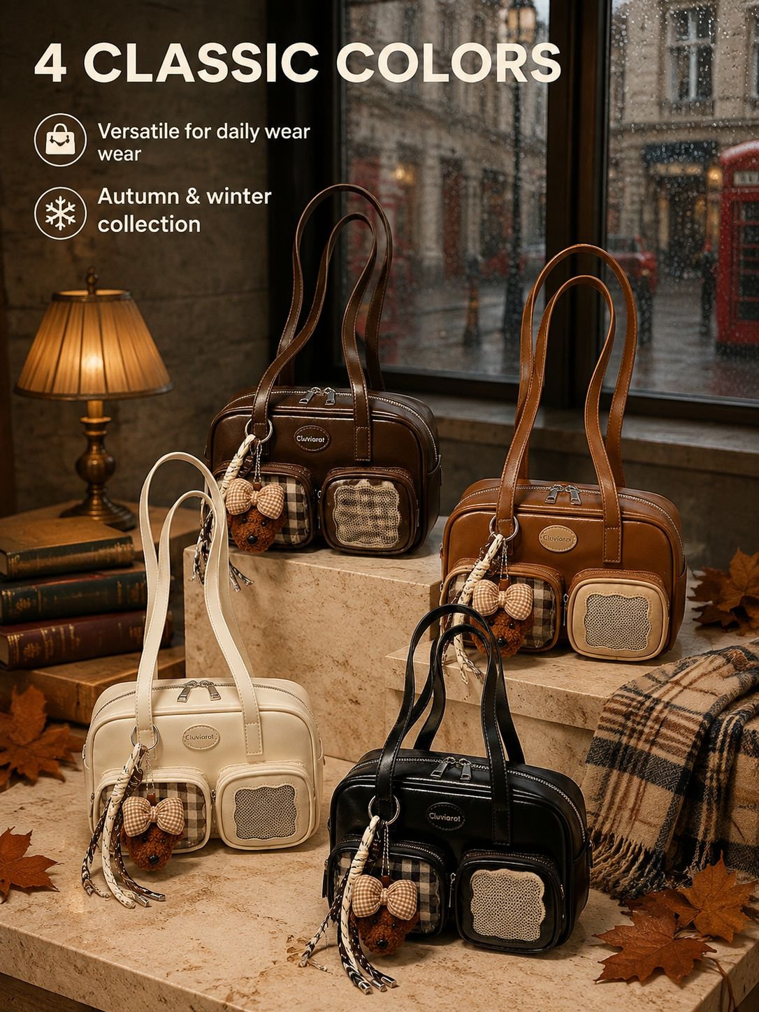 Everyday Commuter Pillow Bag, Large Capacity Shoulder Bag, Underarm Bag, New Autumn/Winter Fashionab