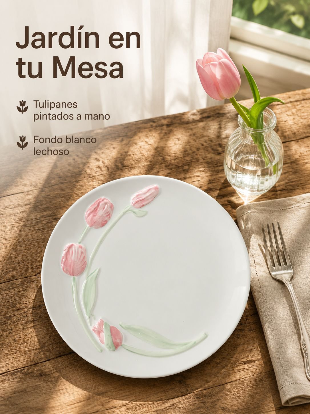 Vajilla esmaltada en blanco