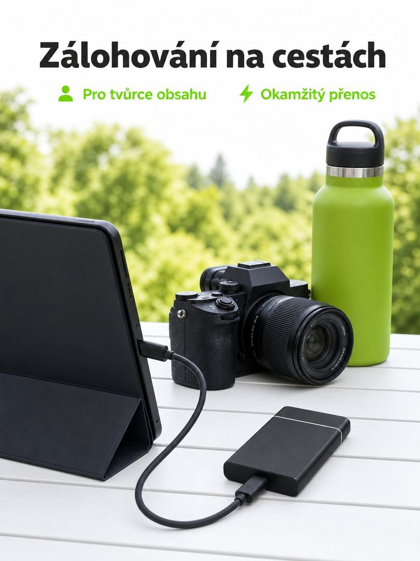 Přenosný SSD disk ideální pro práci i zábavu
