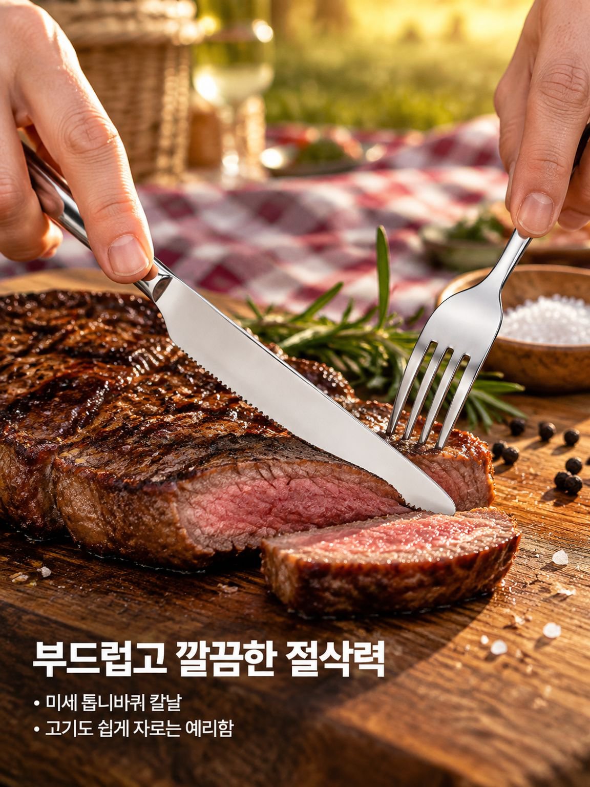 스테인리스 휴대용 식기 젓가락 빨대 세트