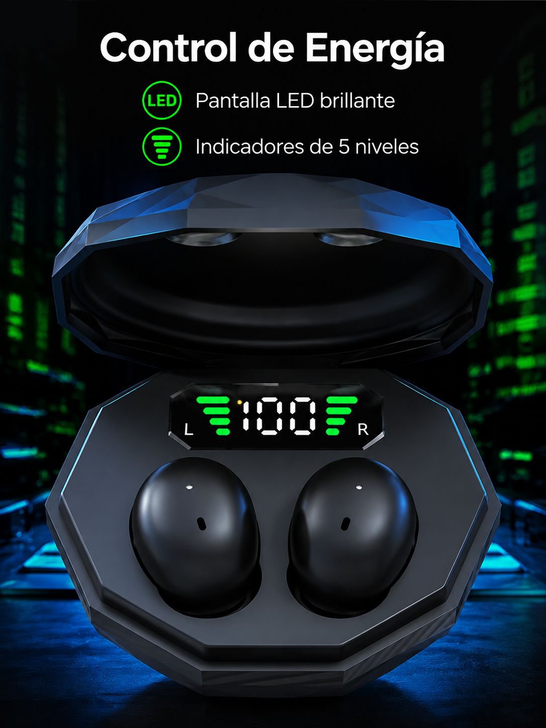 Auriculares cómodos para uso prolongado y llamadas