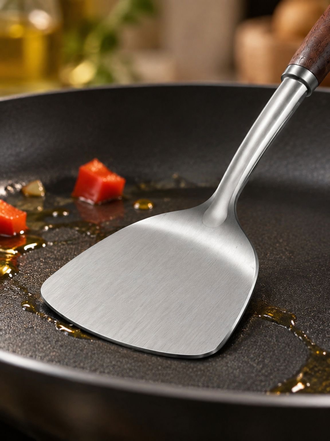 Espátula de acero inoxidable para cocina