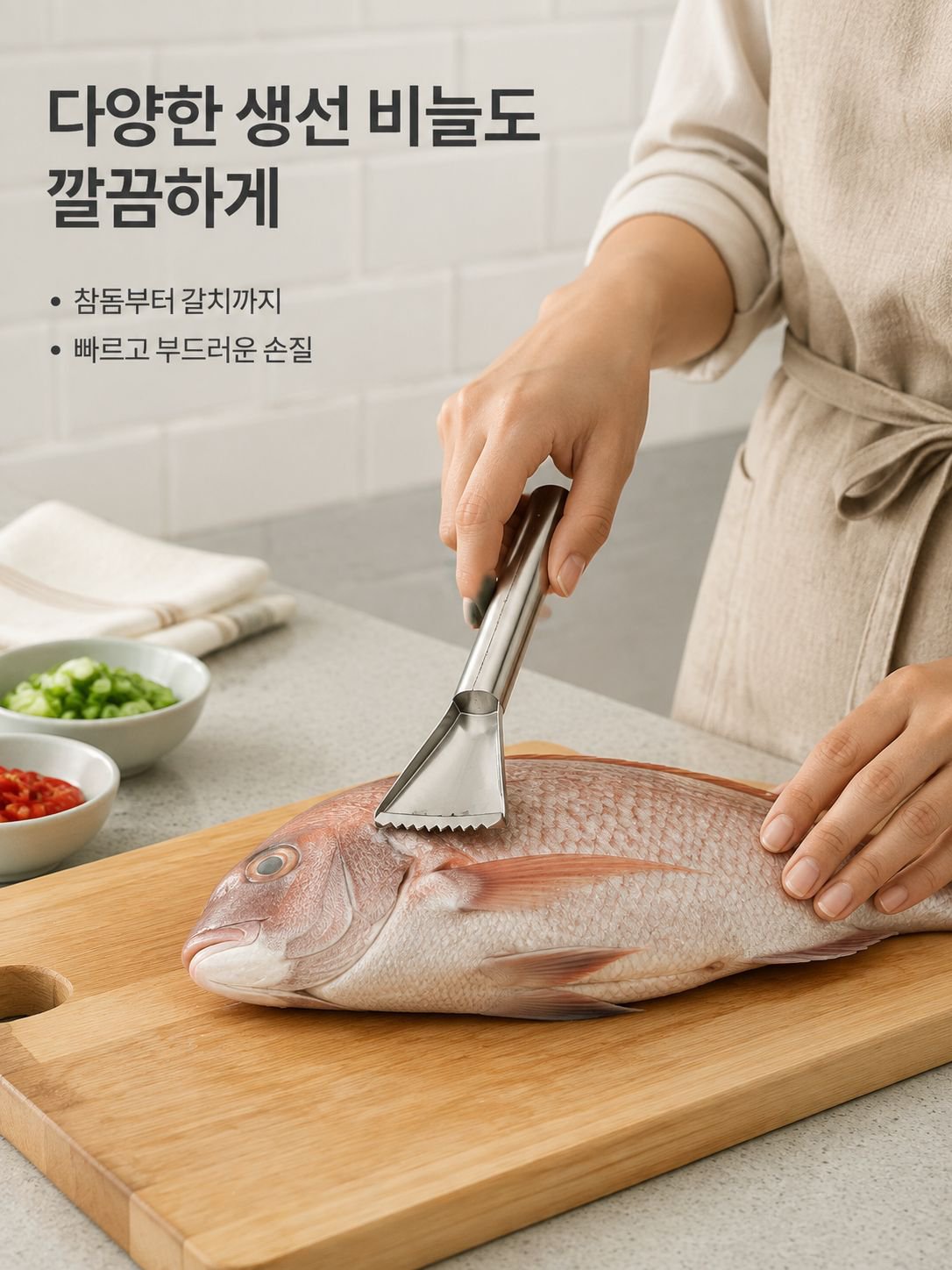주방용 생선 비늘 칼 날카로운