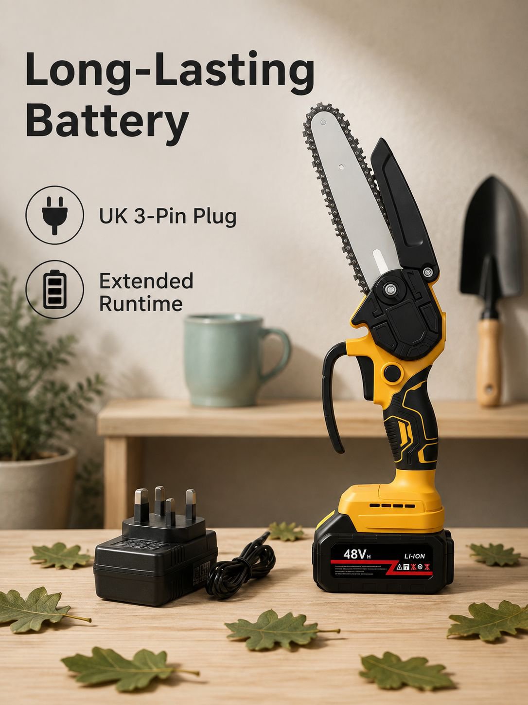 Portable 6-Inch High-Power Electric Chainsaw
