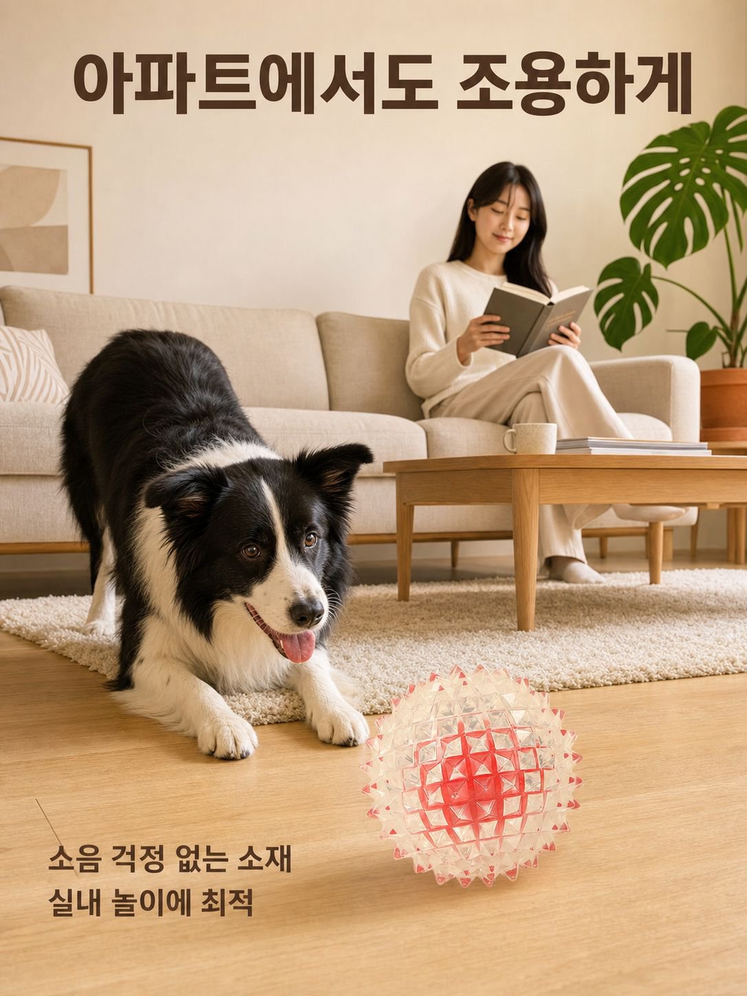 중대형견용 튼튼한 탄성 스파이크 볼 장난감