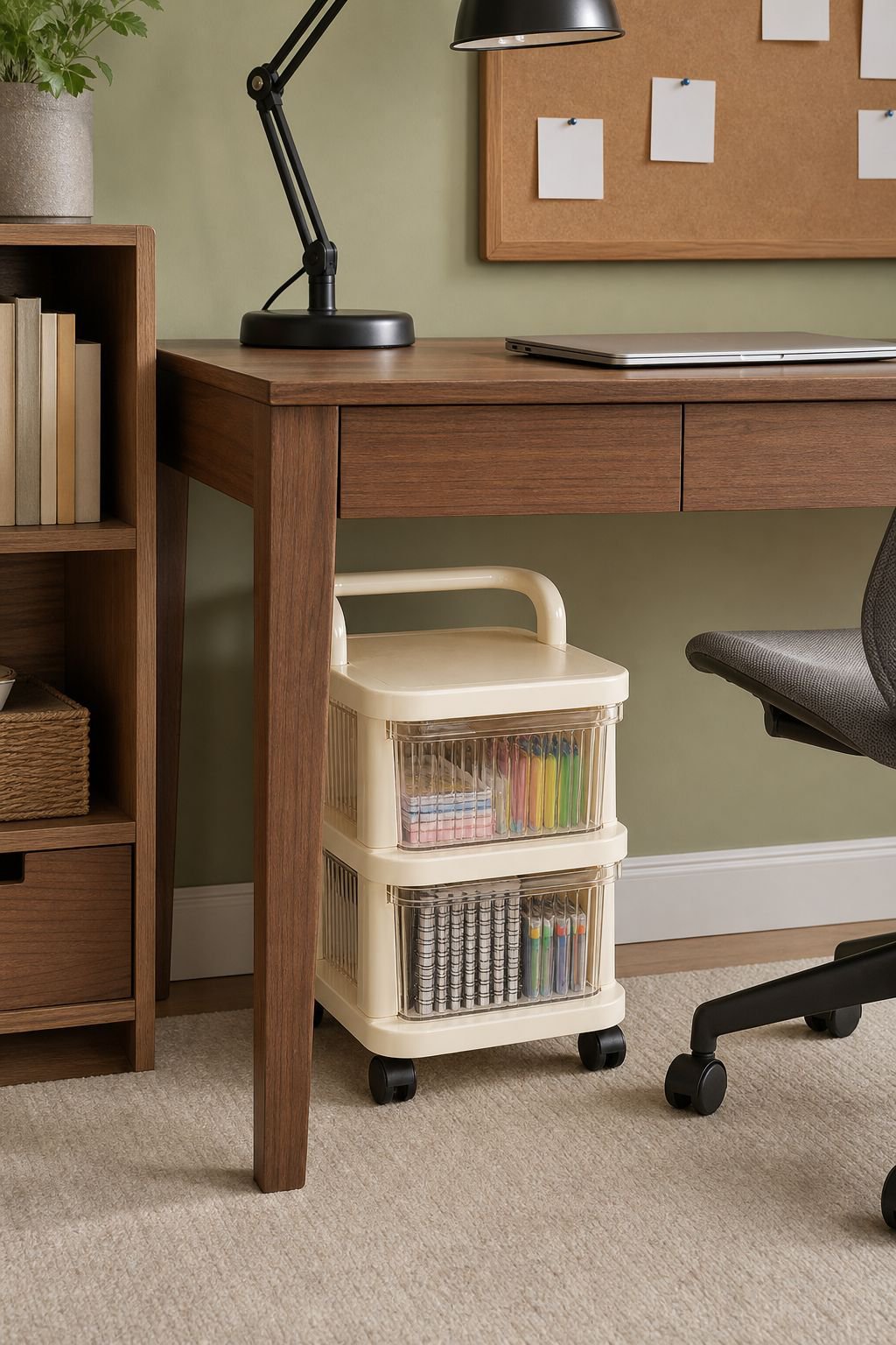 Bedroom Storage Solution with Clear Drawer Cabinet