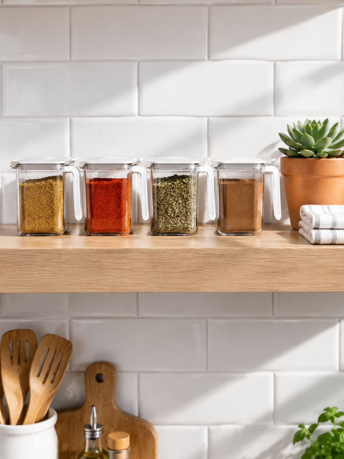 Bote de cocina con diseño compacto y versátil