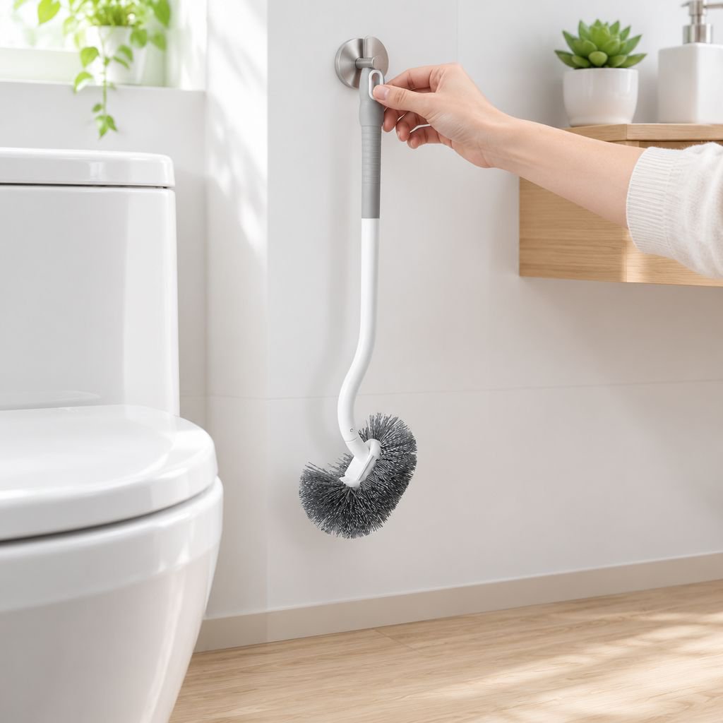 トイレブラシ魔法の持ち手部分アップ
