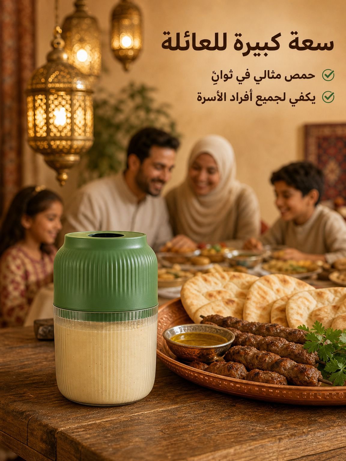 خلاط كهربائي لاسلكي متعددة الاستخدامات