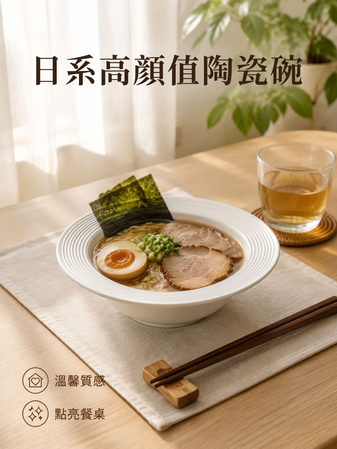 大容量深口陶瓷碗