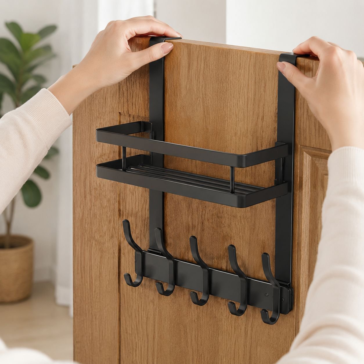 Minimal Multi-purpose Door Back Wall-mounted Organizer
