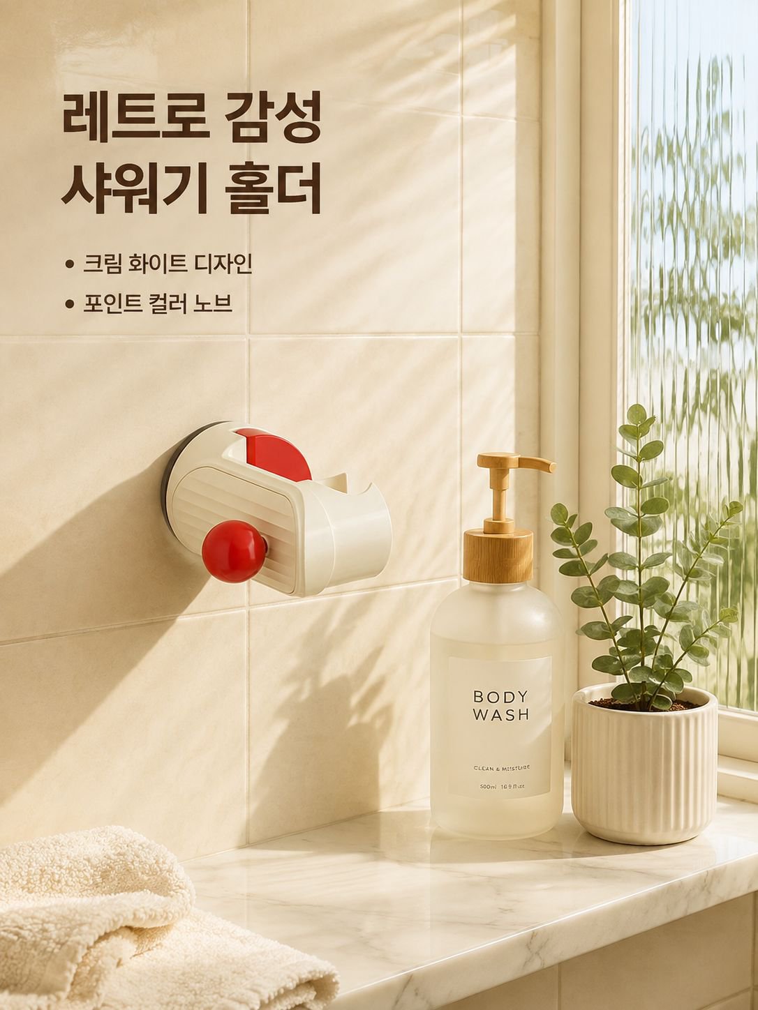 흡착식 샤워헤드 홀더