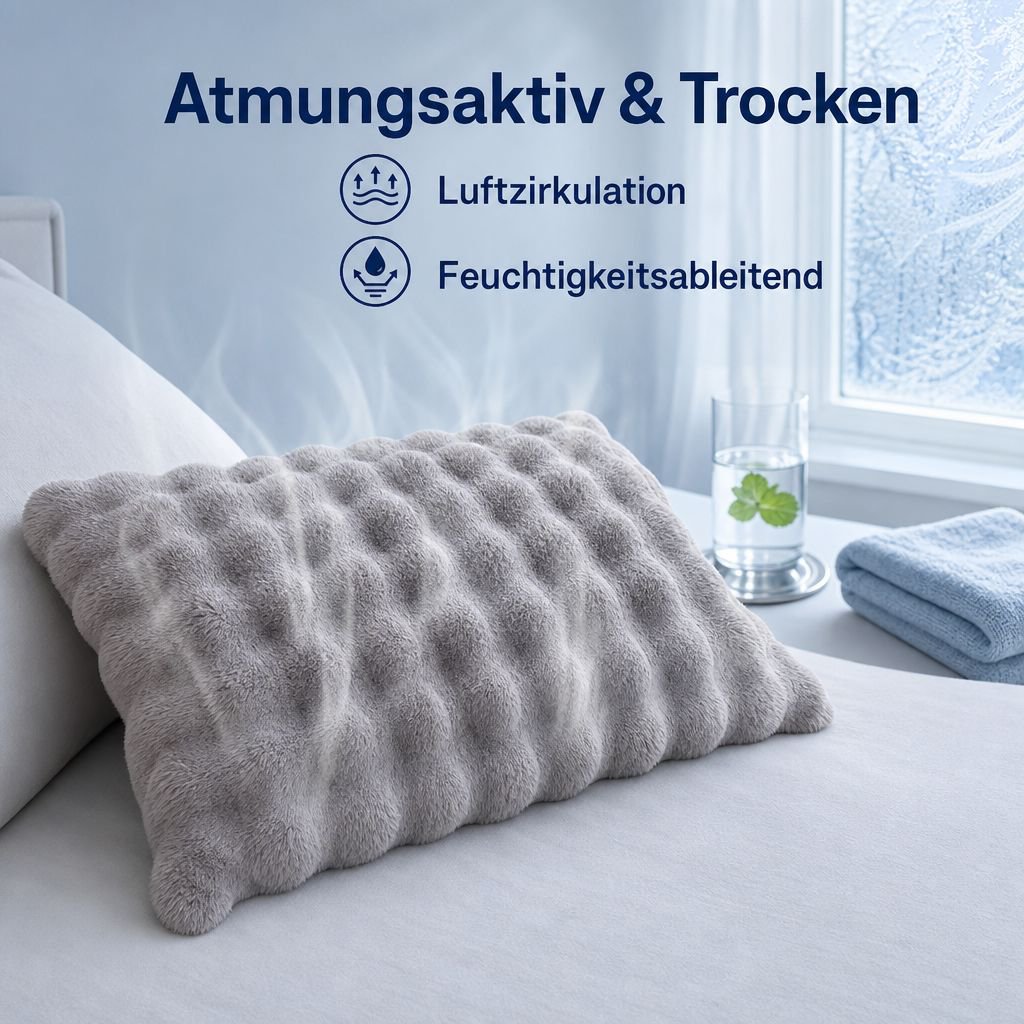 Plüsch Feuchtigkeitsabsorbierender Kissenbezug