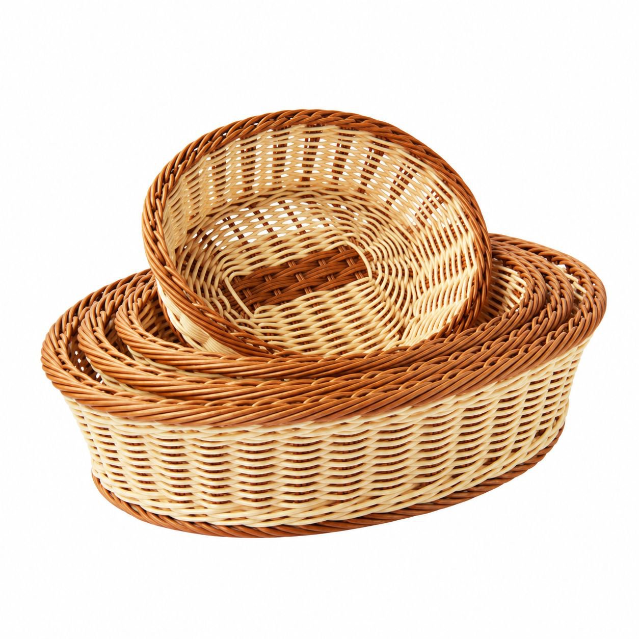 Imitation Rattan Bread Basket