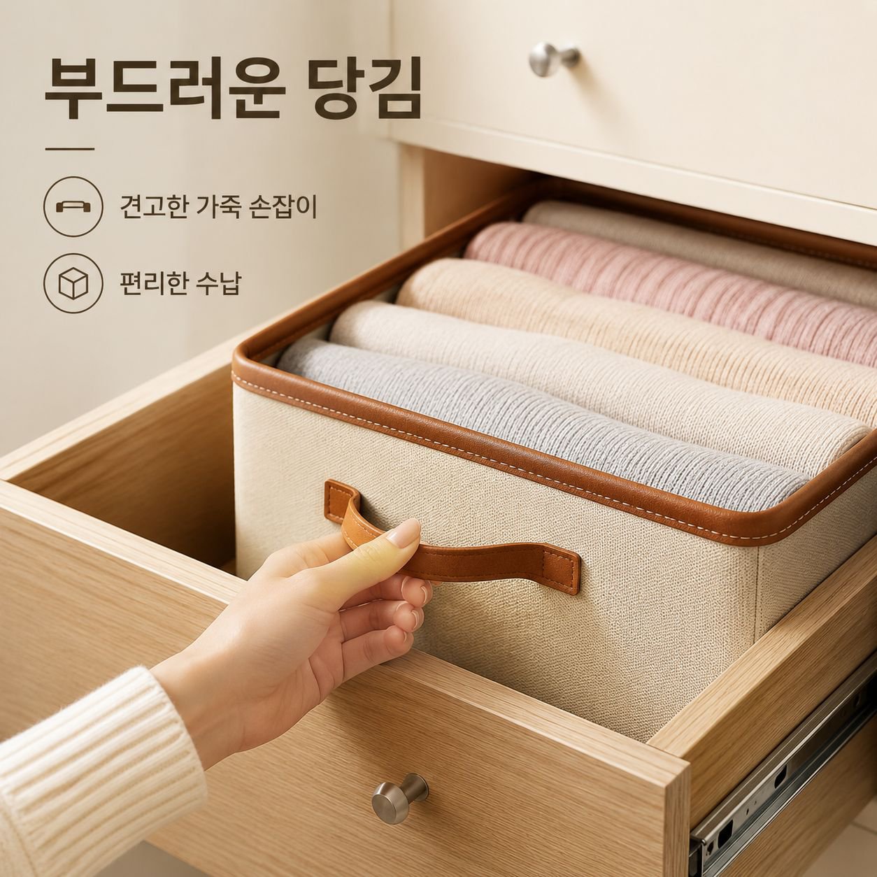 접이식 의류 수납함