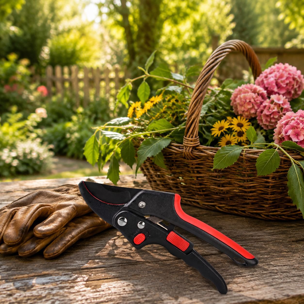 Garten-Pulley-Schere, kraftsparend und verstellbar